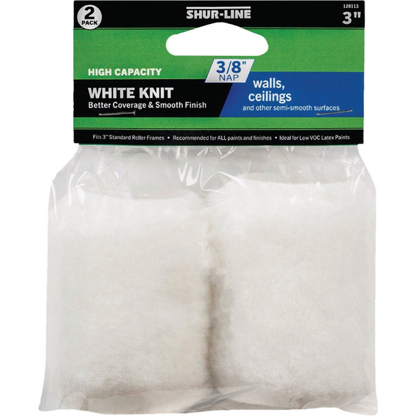 Shur-Line 3 In. x 3/8 In. Knit Fabric Roller Cover (2-Pack) 30015401