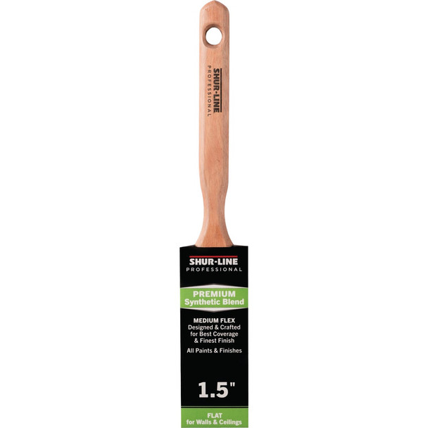 Shur-Line Pro 1 1/2 In. Flat Paint Brush 30031101