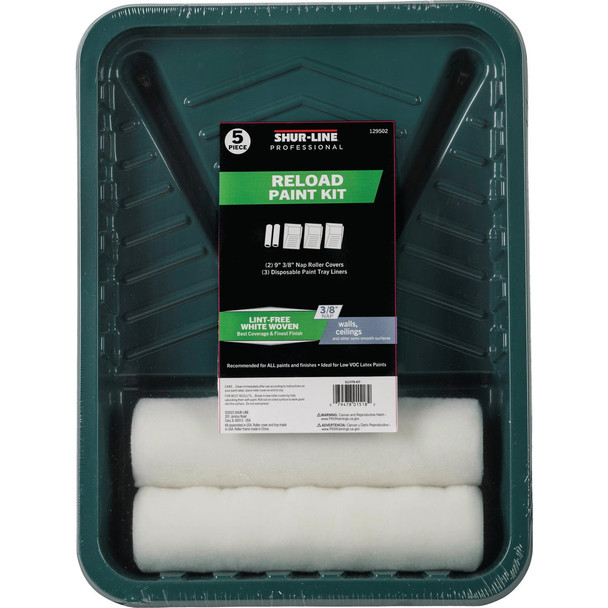 Shur-Line Professional Paint Roller & Tray Set (5-Piece) SLCVTR-KIT