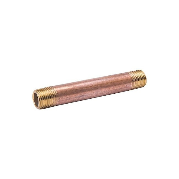 Manufacturer Varies 2-1/2" MNPT x 11" TBE Red Brass Pipe Nipple Sch 40 469-110