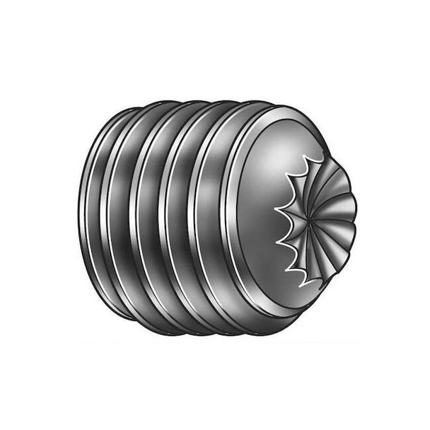 Sckt Set Scrw,Knurl Cup,1/4-20x3/4,PK100