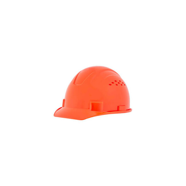 Jackson Safety Advantage Front Brim Hard Hat Vented 4-Pt. Ratchet Suspension Ora