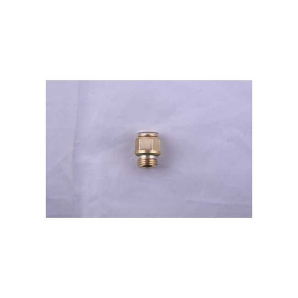 Aignep Usa Push to Connect Fitting, Brass, Black 59030-6-1/8