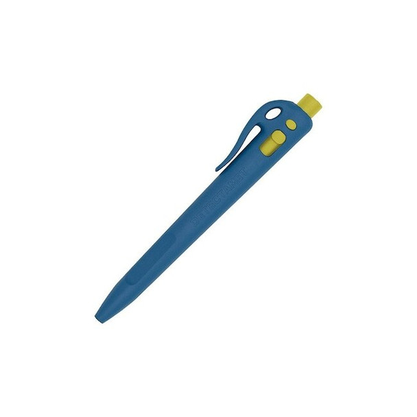 Metal Detectable Pen,Blue,Non-Erasable,Ballpoint,Pk50