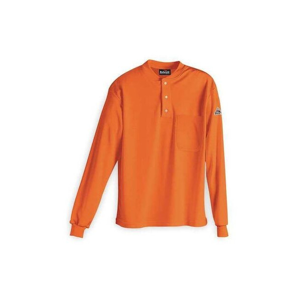 Men's Flame-Resistant Henley Shirt, 8.9 cal/sq cm, XL, Excel FR(R)