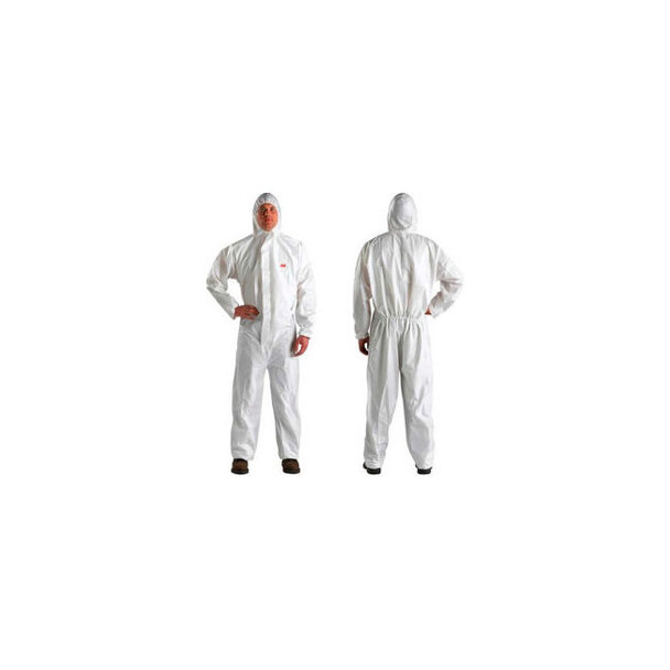 3M Disposable Coverall Elastic Wrists & Ankles Hood White 2XL 4510-XXL 20/Case