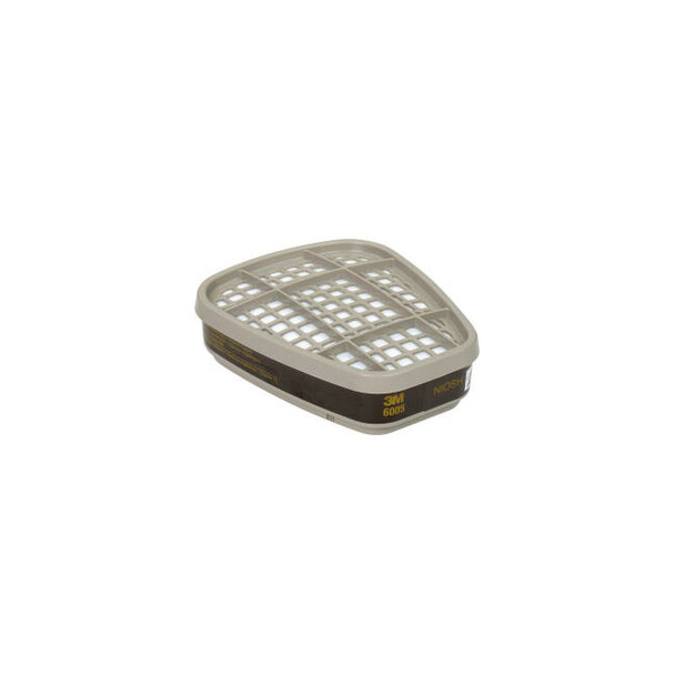 3M 6005 Formaldehyde/Organic Vapor Cartridge 2/Bag
