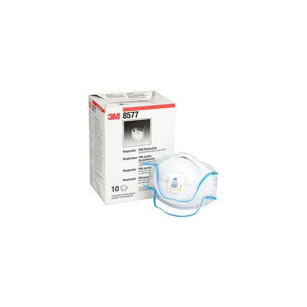 3M 8577 P95 Disposable Particulate Respirators Box of 10