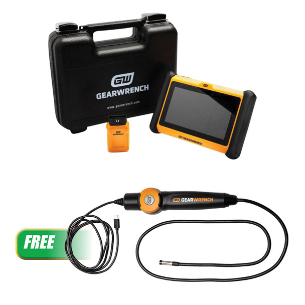 Buy (1) 7" BIDIRECTIONAL DIAGNOSTIC SCNR Get (1) 1080P HD ENDOSCOPE w/LIG HT USB C GWSMART07P
