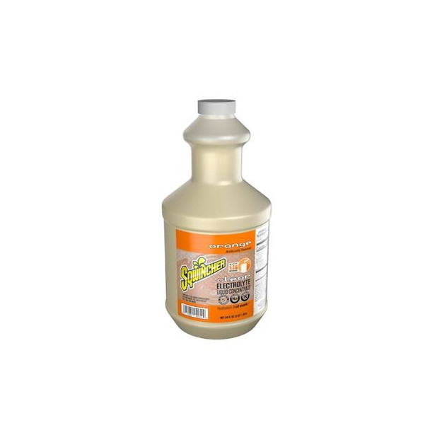 Sqwincher 64oz Orange Clear Liquid Concentrate 159030875 Pack of 6