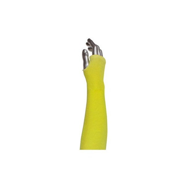 Pip Cut Resistant Sleeve,Yl,18",Thumb Hole 10-KS18TO Pack of 144