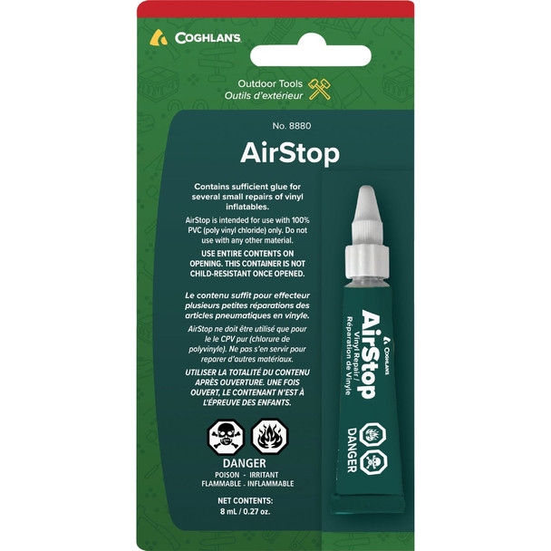 Coghlans AirStop 0.27 Oz. Gel PVC Vinyl Repair 8880