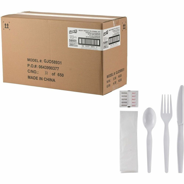 Genuine Joe  Cutlery Set 58931