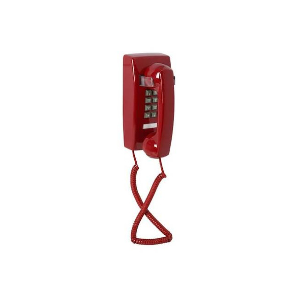 Manufacturer Varies Standard Wall Phone,Red T-25 RED w/o MW