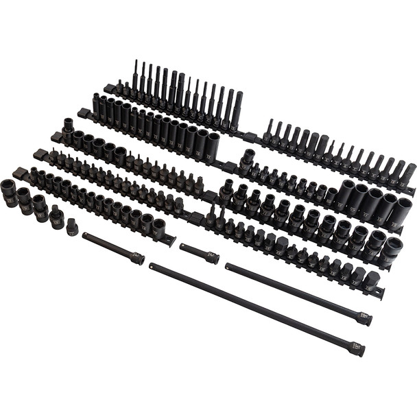 145 Piece 3/8" Dr Master Impact Socket Set 35145