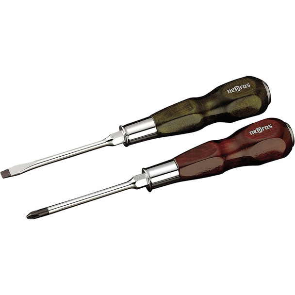 Nepros Wooden Screwdriver 2 PC Set NTD302E
