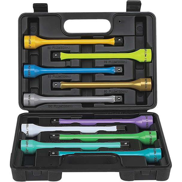 10PC 1/2" DR TORQUE EXTENSION SET 43710