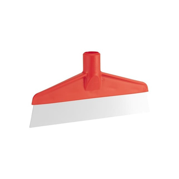 Vikan Table and Floor Scraper,Red,SS,Solid 29084
