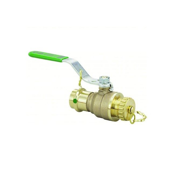 Viega Manual 2-Way Ball Valve,Press,Bronze 79875