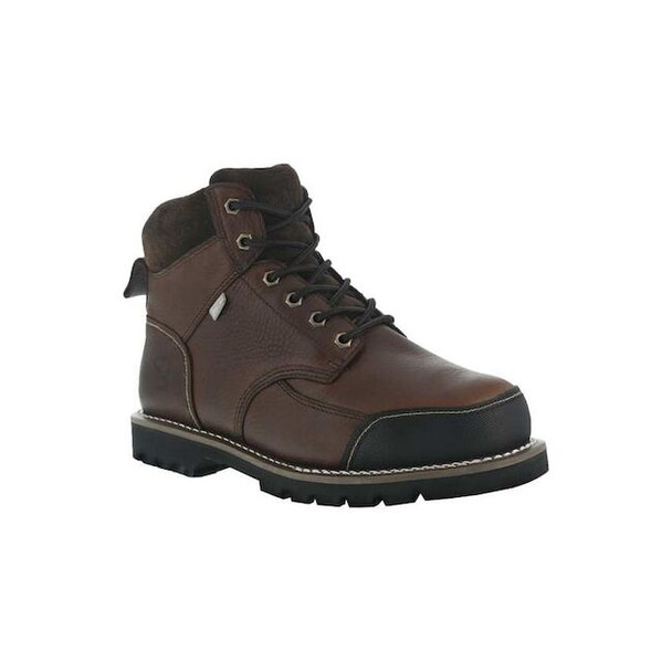 Iron Age Men's 6-Inch Work Boot, 7 W, Steel Toe, 6 in H, Brown, IA0163 IA0163
