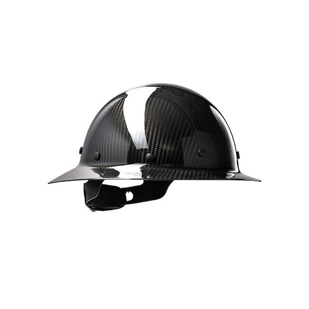 Hard Hat, Carbon Fiber, 8 Point Ratchet, Type 1, Class C, Black