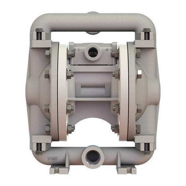 Double Diaphragm Pump, Aluminum, Air Operated, Buna N, 12 GPM