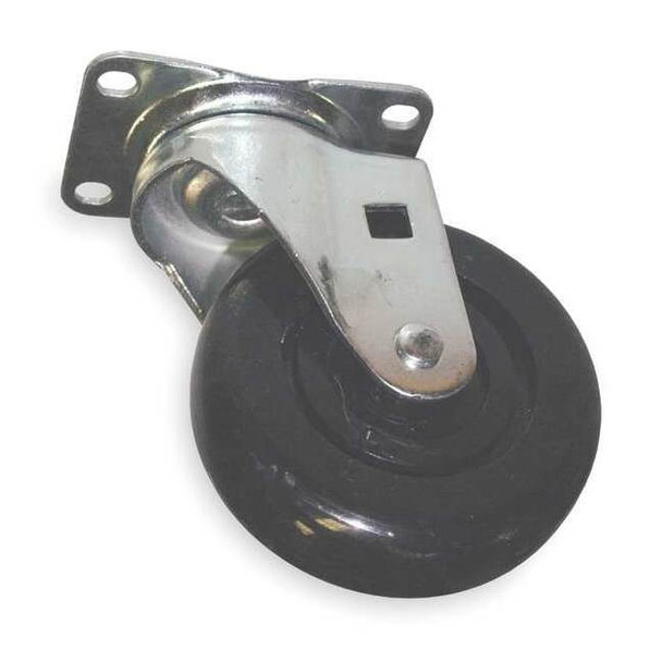 Rubbermaid Commercial SwivelCaster,Black,Phenolic;Steel,400lb GRFG4608L30000