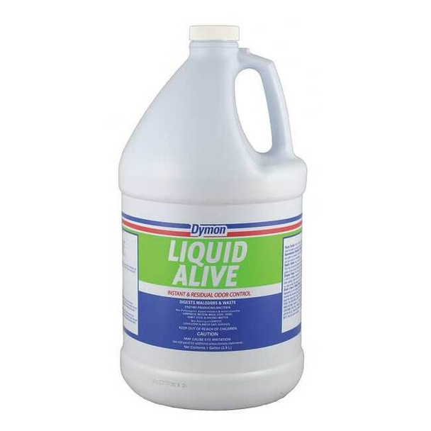 Dymon Liquid Alive Odor Eliminator, Jug, 1 Gal, Ready to Use Liquid, 4 PK 33601