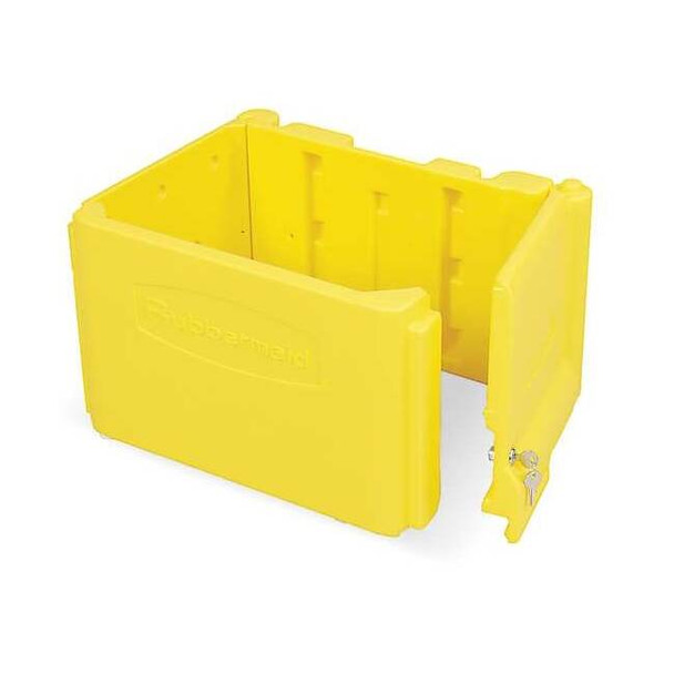 Rubbermaid Commercial Locking Compartment,20 in L,Yellow FG618100YEL