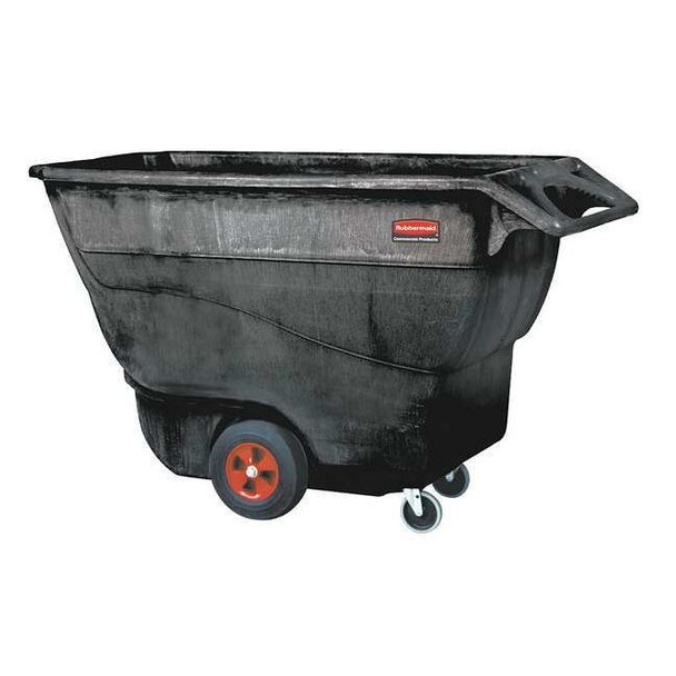 Rubbermaid Commercial TiltTruck,703/4in,331/2in,Black,1,250lb FG9T1500BLA