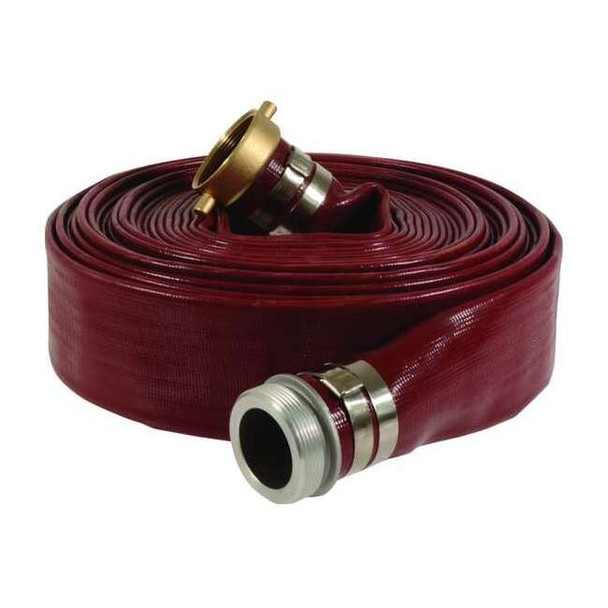Manufacturer Varies 3" ID x 25 ft PVC Water Discharge Hose 125 PSI RD 45DU09