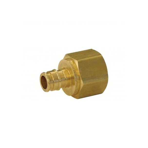 Uponor Straight, Brass, Barbed 1/2", NPT 1/2" LF4575050