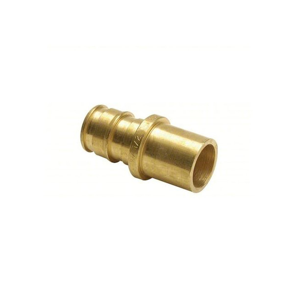 Uponor Strt,Brass;Copper,Barbed1/2",Cup1/2" LF4505050