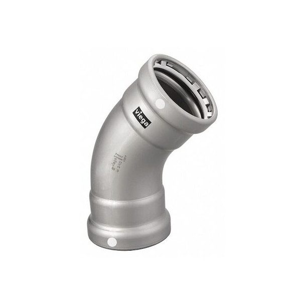 Viega Viega MegaPress XL 45 elbow, 2-1/2" x 2-1/2" 26530