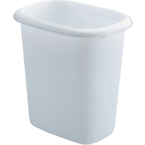 FG295300WHT Rubbermaid 6 Qt. White Wastebasket