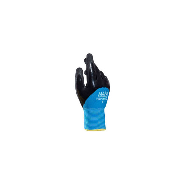 MAPA  Temp-Ice 700 Nitrile 3/4 Coated Thermal Gloves 1 Pair Size 8 700418