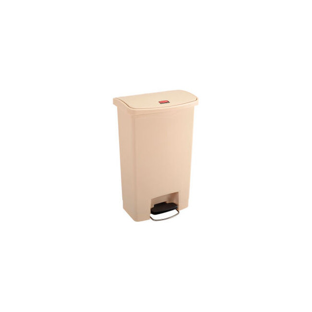 Rubbermaid Slim Jim 1883458 Plastic Step On Container Front Step 13 Gallon - Bei