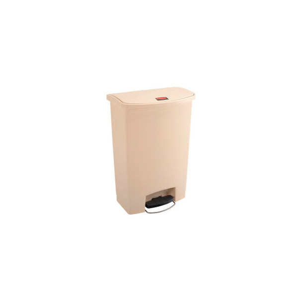 Rubbermaid Slim Jim 1883552 Plastic Step On Container Front Step 24 Gallon - Bei