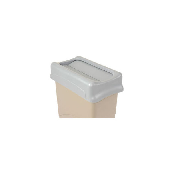Lid For 16-23 Gallon Rectangular Rubbermaid Waste Receptacles - Gray