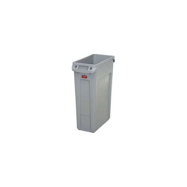 Rubbermaid Slim Jim Recycling Can 23 Gallon Gray