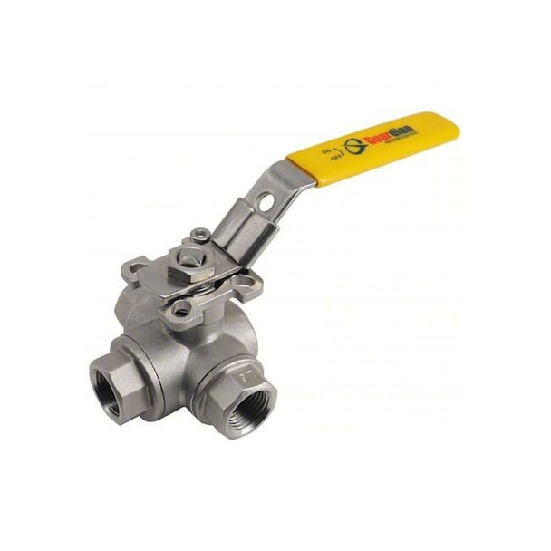 Manufacturer Varies Manual 3-Way Ball Valve,2",316 SS 06Q051N04020