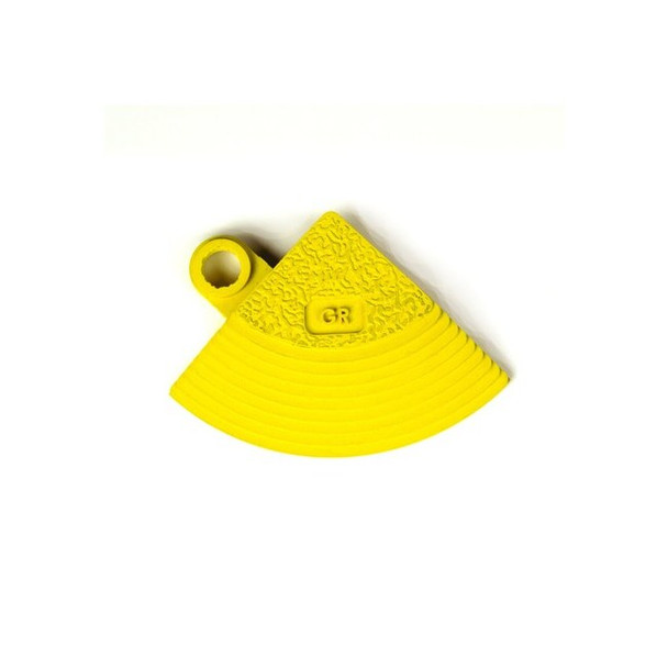 Antifatigue Mat, 3 in L x 4 in W, 5/8 in Thickness, Rubber, Yellow