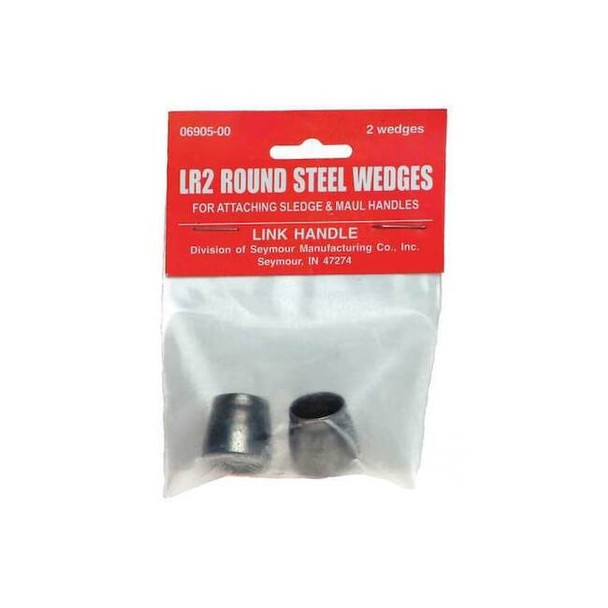 Link Handles Wedge,Round,Steel,3/4" x 3/4",PK2 64142
