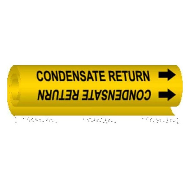 Brady Pipe Mrkr,Condensate Return,1/2to1-3/8In 5664-O