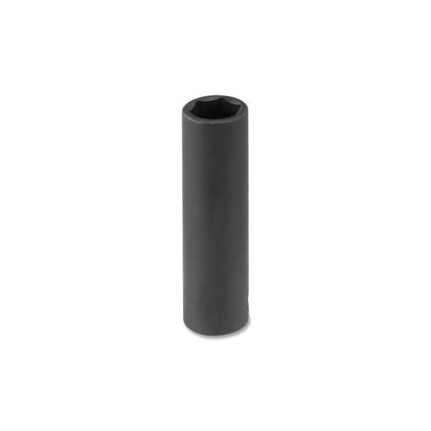 Impact Socket, 3/8 in Drive Size, 3/4 in Socket Size, Hex, 6-point, Deep Length