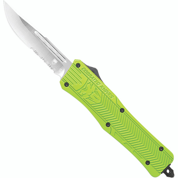 Medium CTK-1 Zombie Green with a D2 Drop Serrated MZBGCTK-1MDS