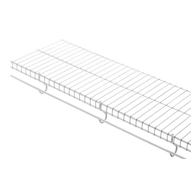 Rubbermaid 12 In. x 48 In. White FreeSlide Shelf FG3G4400WHT