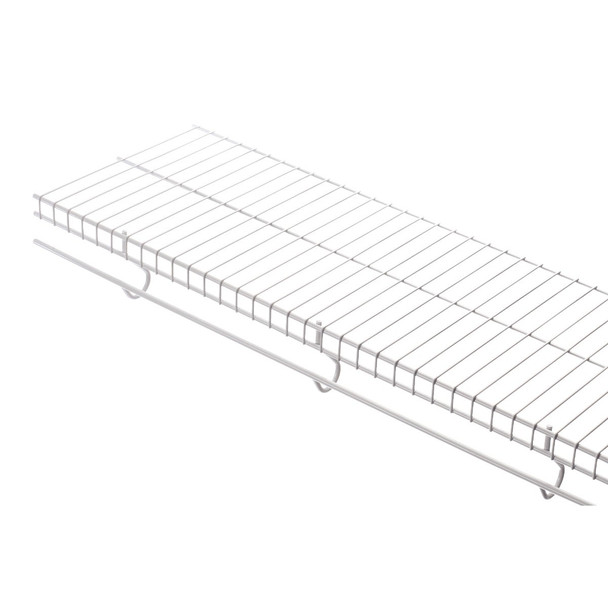 Rubbermaid 12 In. x 48 In. White FreeSlide Shelf FG3G4400WHT