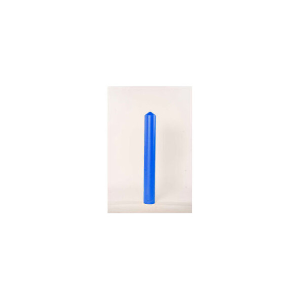 Eagle Smooth Bollard Post Sleeve 6"" Blue 1736BL