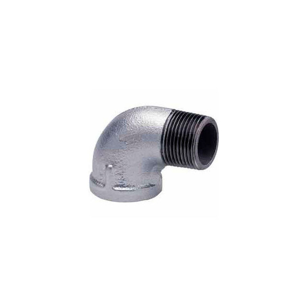 2 In Galvanized Malleable 90 Degree Street Elbow 150 PSI Lead Free